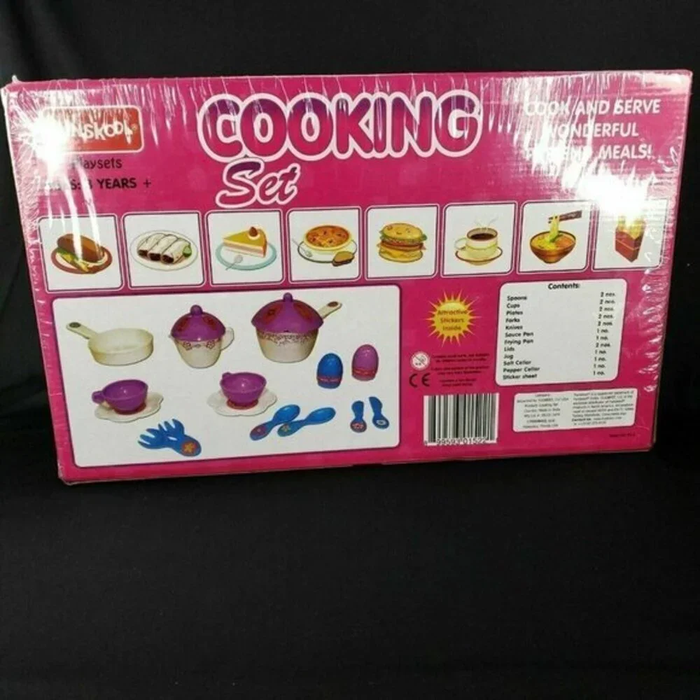 Funskool Cooking Set Playset Creative Play Kitchen Pretend Kid Dishes‎ Toy New